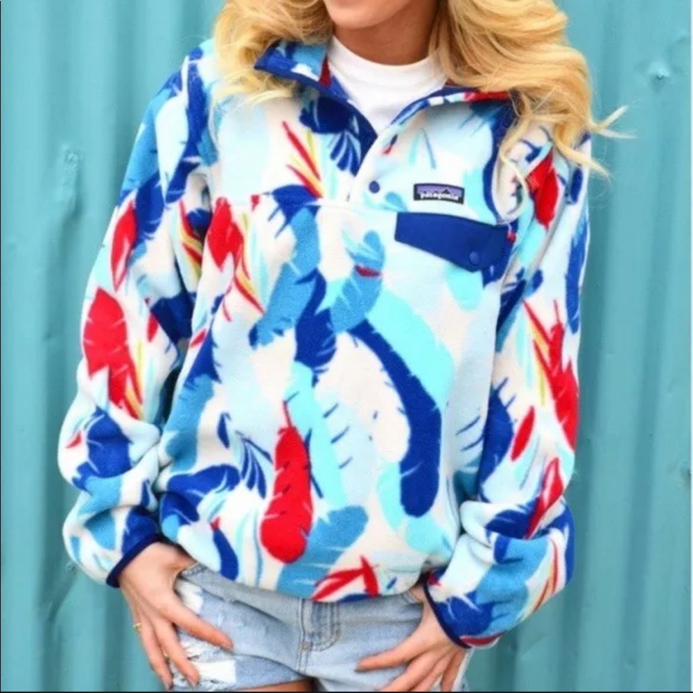 Patagonia Synchilla Snap T Feather Dance Fleece